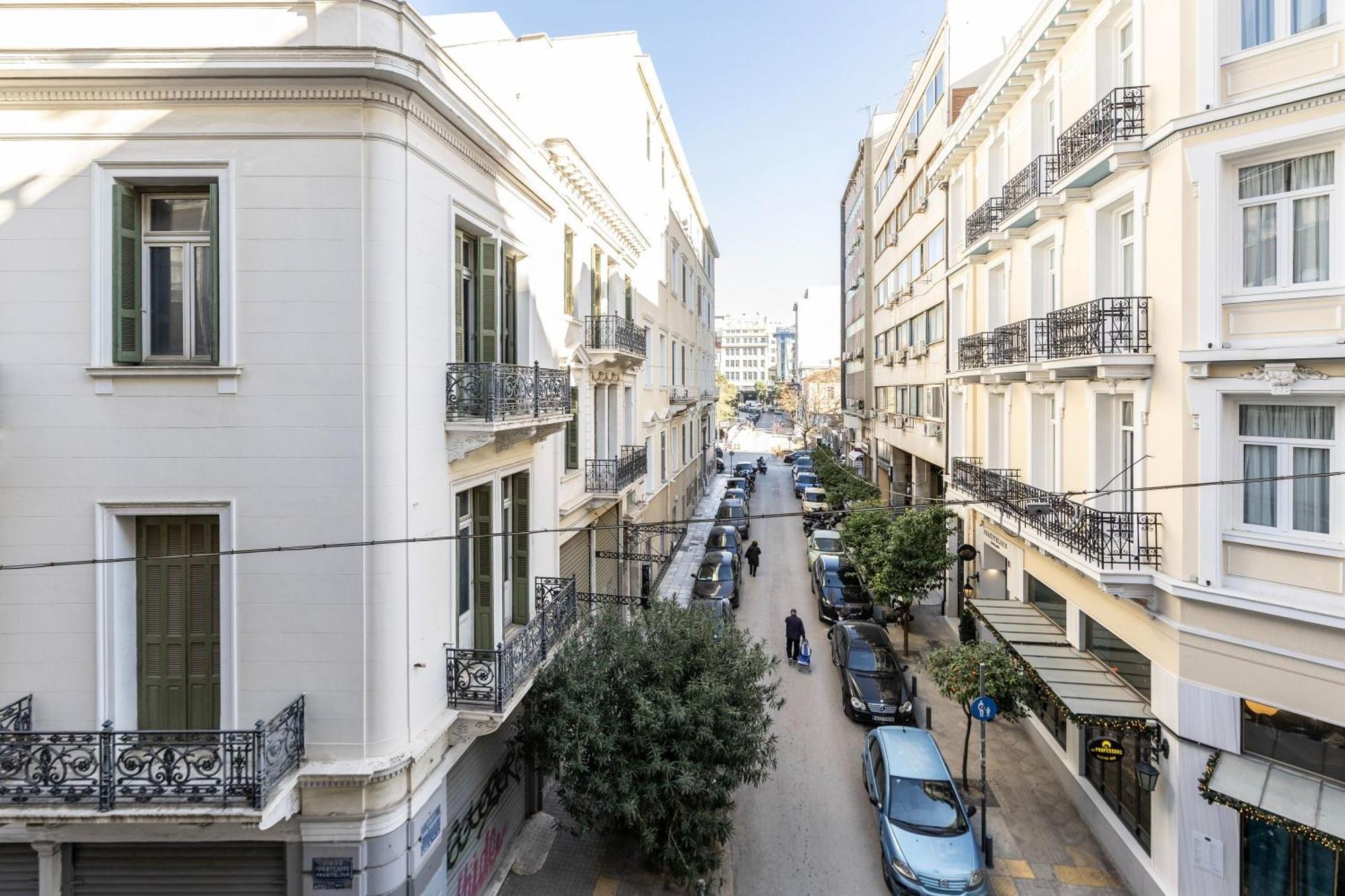 Celestial Athens Suites At Praxitelous Kültér fotó